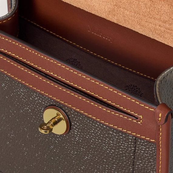 Mulberry Small Antony Mole & Cognac Bio-Based Scotchgrain